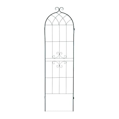 Artikelbild für relaxdays Rankgitter Metall dunkelgrün rechteckig 50,0 x 180,0 cm, 2 St., Artikelnummer 450474