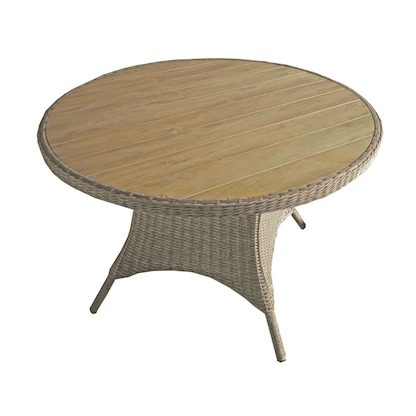 Artikelbild 3 für Garden Pleasure Gartentisch BASTIA braun rund Ø100 x Ø100 x 73,0 cm, Artikelnummer 310357