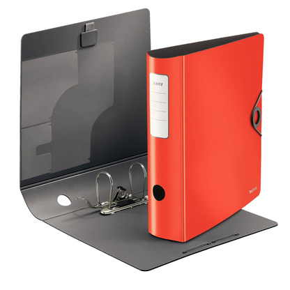 Artikelbild 2 für LEITZ Ordner hellrot Kunststoff 8,2 cm DIN A4, 1 St., Artikelnummer 393948