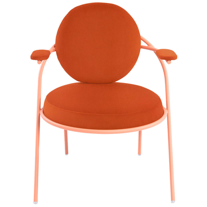 Artikelbild 4 für meet powered by PAPERFLOW Sessel SATURNE rost rosa Kunstleder 70,0 x 73,0 x 88,0 cm, 2 St., Artikelnummer 230908