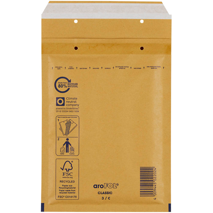 Artikelbild 3 für aroFOL® CLASSIC Luftpolstertaschen 3/C braun für DIN A5, 100 St., Artikelnummer 488742