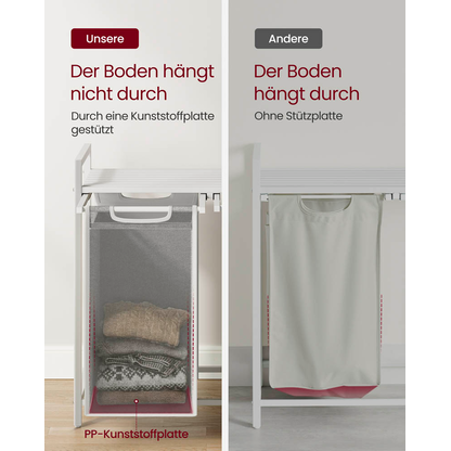 Artikelbild 6 für VASAGLE Wäschesortierer weiß, 1 St., Artikelnummer 438709