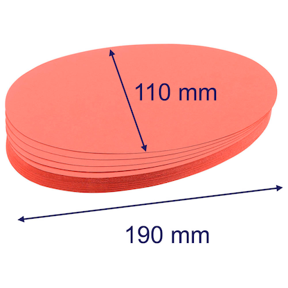 Artikelbild 2 für FRANKEN Moderationskarten rot 11,0 x 19,0 cm, 500 Blatt, Artikelnummer 538335