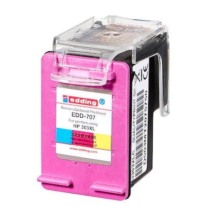 Artikelbild 5 für edding EDD-706 schwarz Druckerpatrone kompatibel zu HP 303XL (T6N04AE), Artikelnummer 591816