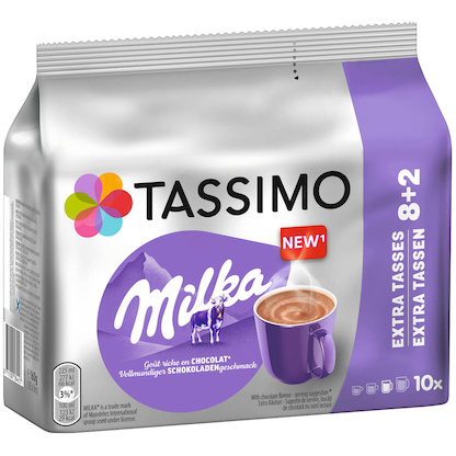Artikelbild für TASSIMO Milka Kakaodiscs mild, 10 Stück, Artikelnummer 583439