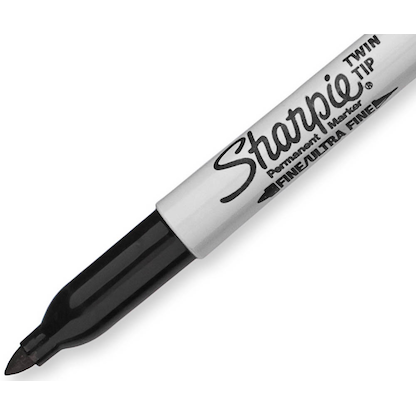 Artikelbild 3 für Sharpie Permanentmarker schwarz 0,7 - 1,0 mm, 1 St., Artikelnummer 700324