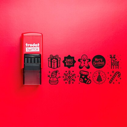 Artikelbild 9 für trodat switch Motivstempel Weihnachten 2 x 2 cm, 1 St., Artikelnummer 587697