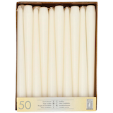 Artikelbild 1 für STARPAK Kerzen weiß, 50 St., Artikelnummer 607614
