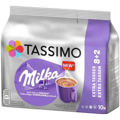 Artikelbild 3 für TASSIMO Milka Kakaodiscs mild, 10 Stück, Artikelnummer 583439