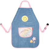 Artikelbild 1 für BRUNNEN Mädchen Kinder Malschürze Happy Hippie blau Einheitsgröße 1 St., Artikelnummer 689917