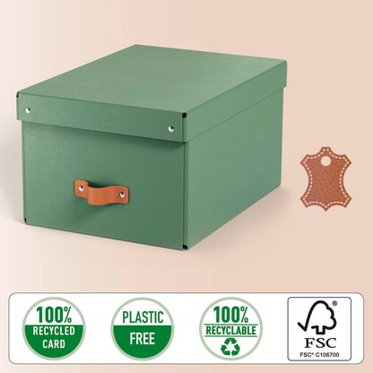 Artikelbild 3 für LEITZ Puro Aufbewahrungsboxen 17,0 l grün 27,0 x 37,0 x 20,0 cm, 2 St., Artikelnummer 669727