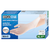 Artikelbild 1 für HYGOSTAR unisex Einmalhandschuhe SAFE SUPER STRETCH weiß Größe XL, 100 St., Artikelnummer 291094