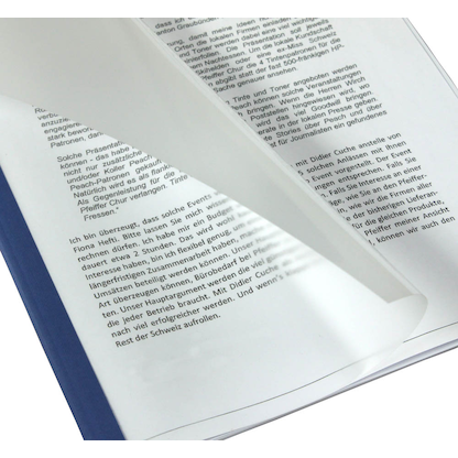 Artikelbild 2 für LMG Thermo-Bindemappen blau Lederkarton für 5 - 15 Blatt, 50 St., Artikelnummer 376137