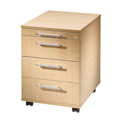 Artikelbild für HAMMERBACHER Sira Rollcontainer ahorn 4 Auszüge 42,8 x 58,0 x 59,0 cm, Artikelnummer 197004