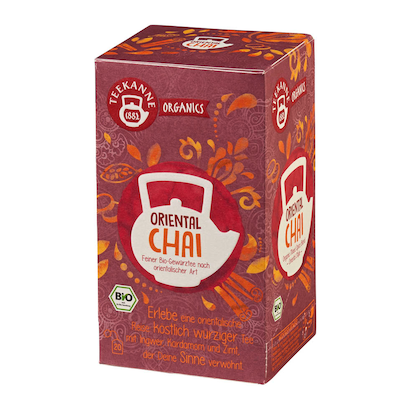 Artikelbild für TEEKANNE ORGANICS. ORIENTAL CHAI Bio-Tee 20 Portionen, Artikelnummer 563401