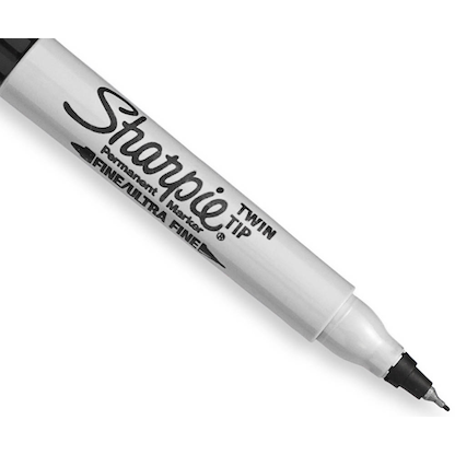 Artikelbild 4 für Sharpie Permanentmarker schwarz 0,7 - 1,0 mm, 1 St., Artikelnummer 700324