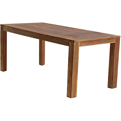 Artikelbild 4 für Garden Pleasure Gartentisch TOPKEA braun rechteckig 90,0 x 180,0 x 77,0 cm, Artikelnummer 310229