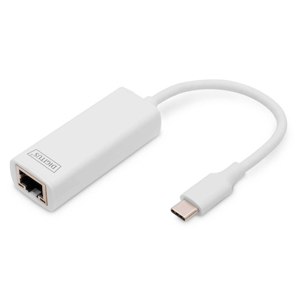 Artikelbild für DIGITUS DN-3024 USB C/RJ 45 LAN-Adapter, Artikelnummer 381299