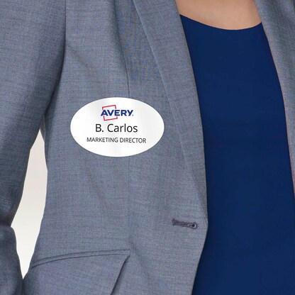 Artikelbild 6 für AVERY Zweckform Namensetiketten L4882-20 weiß 85,0 x 50,0 mm, 20 Blatt, Artikelnummer 256004