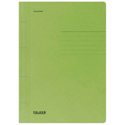 Artikelbild für FALKEN Schnellhefter Karton grün DIN A4, 1 St., Artikelnummer 337849
