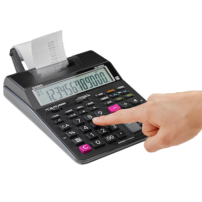 Artikelbild 4 für AKTION: CASIO HR-150RCE Tischrechner druckend schwarz, Artikelnummer 147656