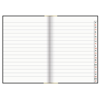 Artikelbild 2 für Ursus Geschäftsbuch DIN A5 liniert, schwarz/gelb Hardcover 192 Seiten, 1 St., Artikelnummer 236638