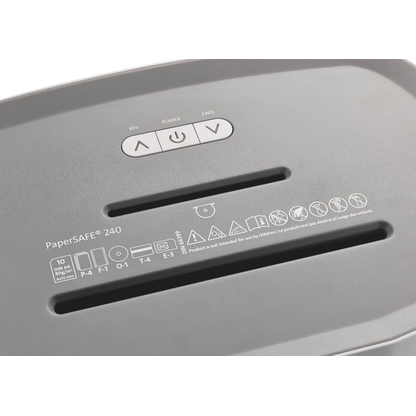Artikelbild 9 für DAHLE PaperSAFE 240 Aktenvernichter mit Partikelschnitt P-4, bis 10 Blatt, lichtgrau, Artikelnummer 263470