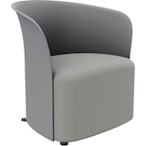 Artikelbild 1 für meet powered by PAPERFLOW Sessel CROWN grau schwarz Stoff 73,0 x 63,5 x 69,0 cm, 1 St., Artikelnummer 300911