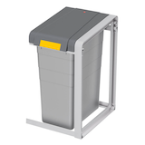 Artikelbild 1 für Hailo ProfiLine Öko XL Mülleimer-Erweiterung 38,0 l signalgrau, 1 St., Artikelnummer 123331