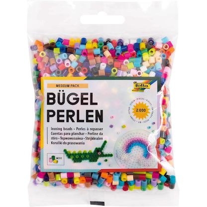 Artikelbild für folia Bügelperlen mehrfarbig 2.000 St., Artikelnummer 183511