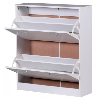 Artikelbild für WOHNLING Schuhschrank, WL1.347 weiß 2 Fachböden 75,0 x 24,0 x 87,0 cm, Artikelnummer 904674