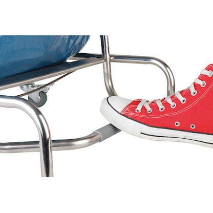 Artikelbild 3 für APS Tret-Müllsackständer silber, 1 St., Artikelnummer 195259