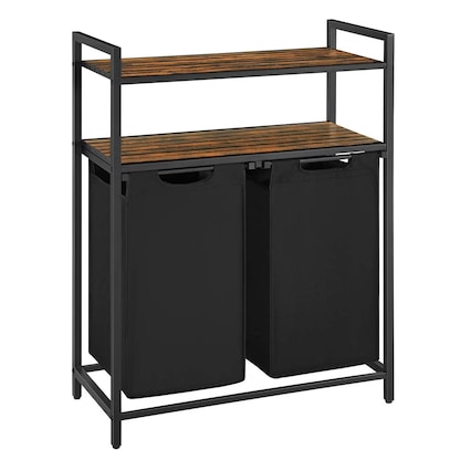 Artikelbild für VASAGLE Wäschesortierer braun, schwarz, 1 St., Artikelnummer 438576