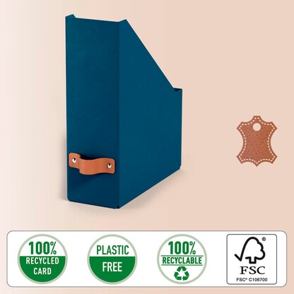 Artikelbild 4 für 2 LEITZ Stehsammler Puro 24710068 dunkelblau Karton, DIN A4, Artikelnummer 669749