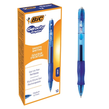 Artikelbild für BIC Gel-ocity Gelschreiber blau/transparent 0,3 mm, Schreibfarbe: blau, 12 St., Artikelnummer 858314