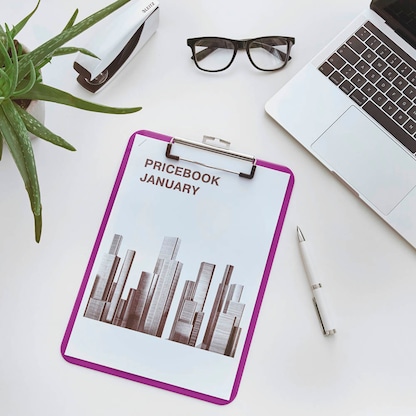 Artikelbild 3 für LEITZ Klemmbrett WOW 3971 DIN A4 violett Kunststoff, 1 St., Artikelnummer 524266