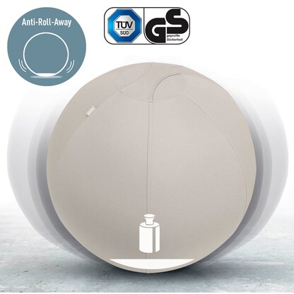 Artikelbild 8 für LEITZ Ergo Active Sitzball hellgrau 65,0 cm, Artikelnummer 998620