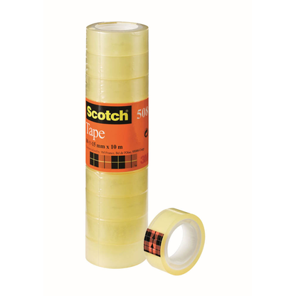 Artikelbild für Scotch 508 Klebefilm transparent 15,0 mm x 10,0 m 10 Rollen, Artikelnummer 928259