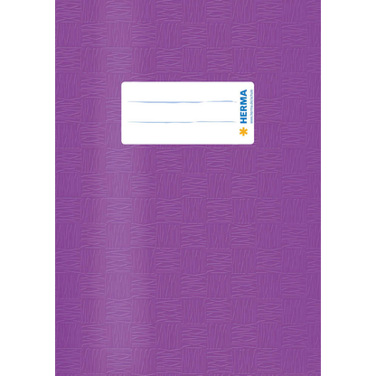 Artikelbild für HERMA Heftumschlag mit Baststruktur lila Kunststoff DIN A5, 1 St., Artikelnummer 604302