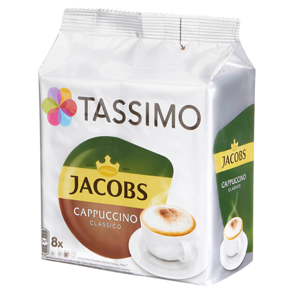 Artikelbild 6 für TASSIMO JACOBS CAPPUCCINO CLASSICO Kaffeediscs, Arabica- und Robustabohnen 8 Stück, Artikelnummer 857649