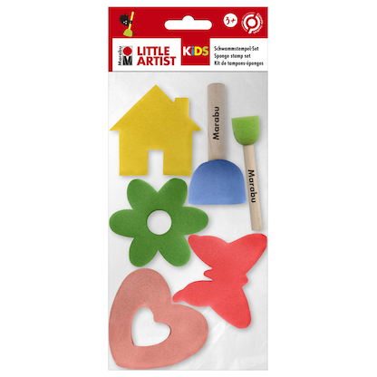 Artikelbild für Marabu Little Artist Stempel Malschwämme, Artikelnummer 399479