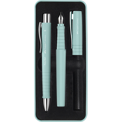 Artikelbild für FABER-CASTELL Schreibset Poly Ball Pen blau, Artikelnummer 443589
