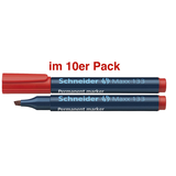 Artikelbild 1 für Schneider Maxx 133 Permanentmarker rot 1,0 - 4,0 mm, 10 St., Artikelnummer 779553