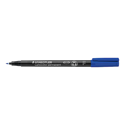Artikelbild für STAEDTLER Lumocolor Folienstift blau 0,6 mm permanent, 1 St., Artikelnummer 135804