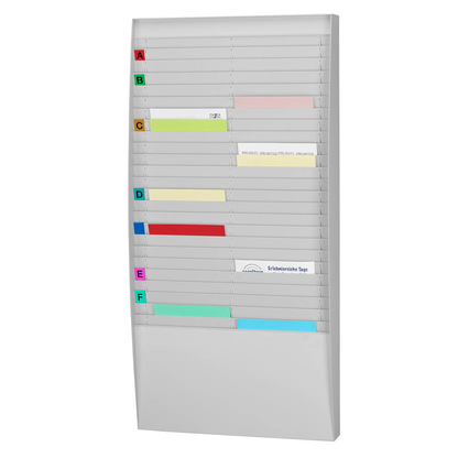 Artikelbild 2 für PAPERFLOW Sortiertafel grau DIN A4 50 Fächern 54,4 x 12,9 x 112,0 cm, 1 St., Artikelnummer 290465
