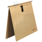 Artikelbild 1 für FALKEN Hängehefter UNIREG Karton natronbraun DIN A4 1x kaufmännische Heftung, 25 St., Artikelnummer 633255