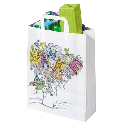 Artikelbild für VP Papier-Tragetaschen Topcraft weiß 26,0 x 33,0 cm, 250 St., Artikelnummer 382457