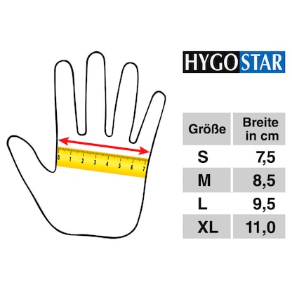 Artikelbild 3 für HYGOSTAR unisex Einmalhandschuhe SAFE LIGHT schwarz Größe M, 100 St., Artikelnummer 759688