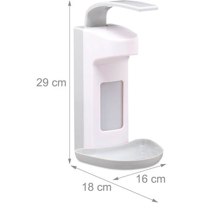 Artikelbild 2 für relaxdays Desinfektionsspender 10029929_0 weiß Kunststoff 0,5 l, 1 St., Artikelnummer 375754