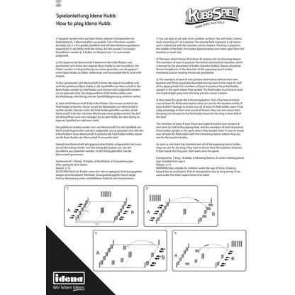 Artikelbild 9 für Idena Kubb Wurfspiel, 1 St., Artikelnummer 715124